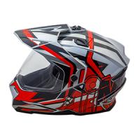 Шлем (Мотард) AiM JK802S Red/Grey/Black L