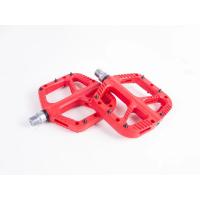 Педали нейлон со съемными шипами,подш. скольж. 9/16 350 гр N9 RED