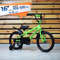 16 Вел-д FALCON BIKE ORLAN WING NICE, сталь МАРКИРОВКА зеленый