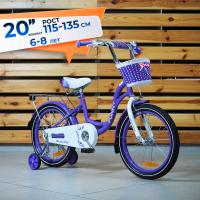 20 Вел-д FALCON BIKE ORLAN WING FUNNY, сталь МАРКИРОВКА фиолетовый