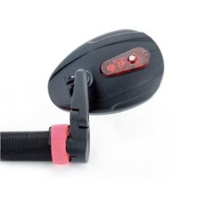 Зеркало DX-2200AVF с 6-диодной красной мигалкой
