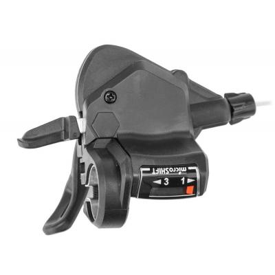Шифтер/манетка Microshift TS-38-3L левый 3ск. с тросом 1800мм