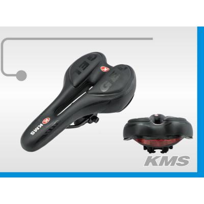 Седло для вело KMS gel, задний стоп, малое с отверстием