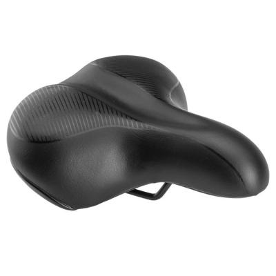 Седло для вело TRIX 250х210мм комфорт, черно-серое AZ-5555-02