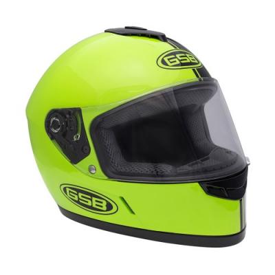 Шлем (интеграл) G-349 BLACK&GREEN, XL