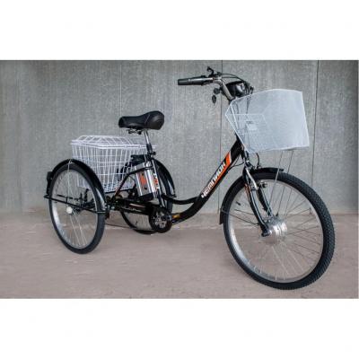 24'' Вел-д РВЗ с мотор-колесом 350W /15, 3-х кол. Черный
