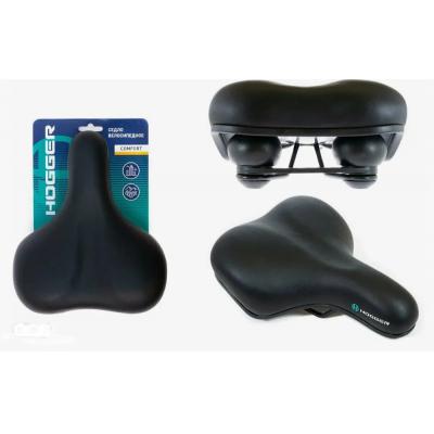 Седло для вело TRIX 260х220мм комфорт унисекс, черное 00-10013031 HOGGER