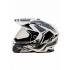 Шлем (мотард) AIM JK802S Black/Grey/White (2 визора) XL