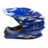 Шлем (Кросс) AiM JK803S Blue/White M